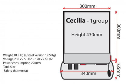 LaPiccola Cecilia Single Group Pod Machine